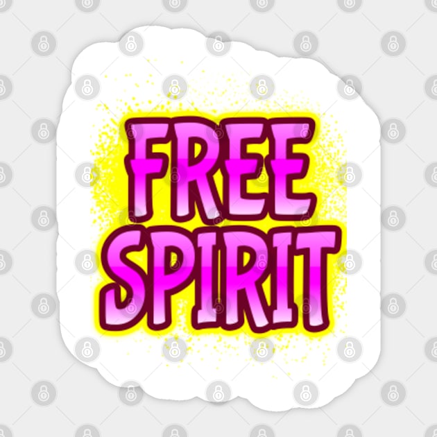 Free Spirit Sticker by Bourbon Sunsets